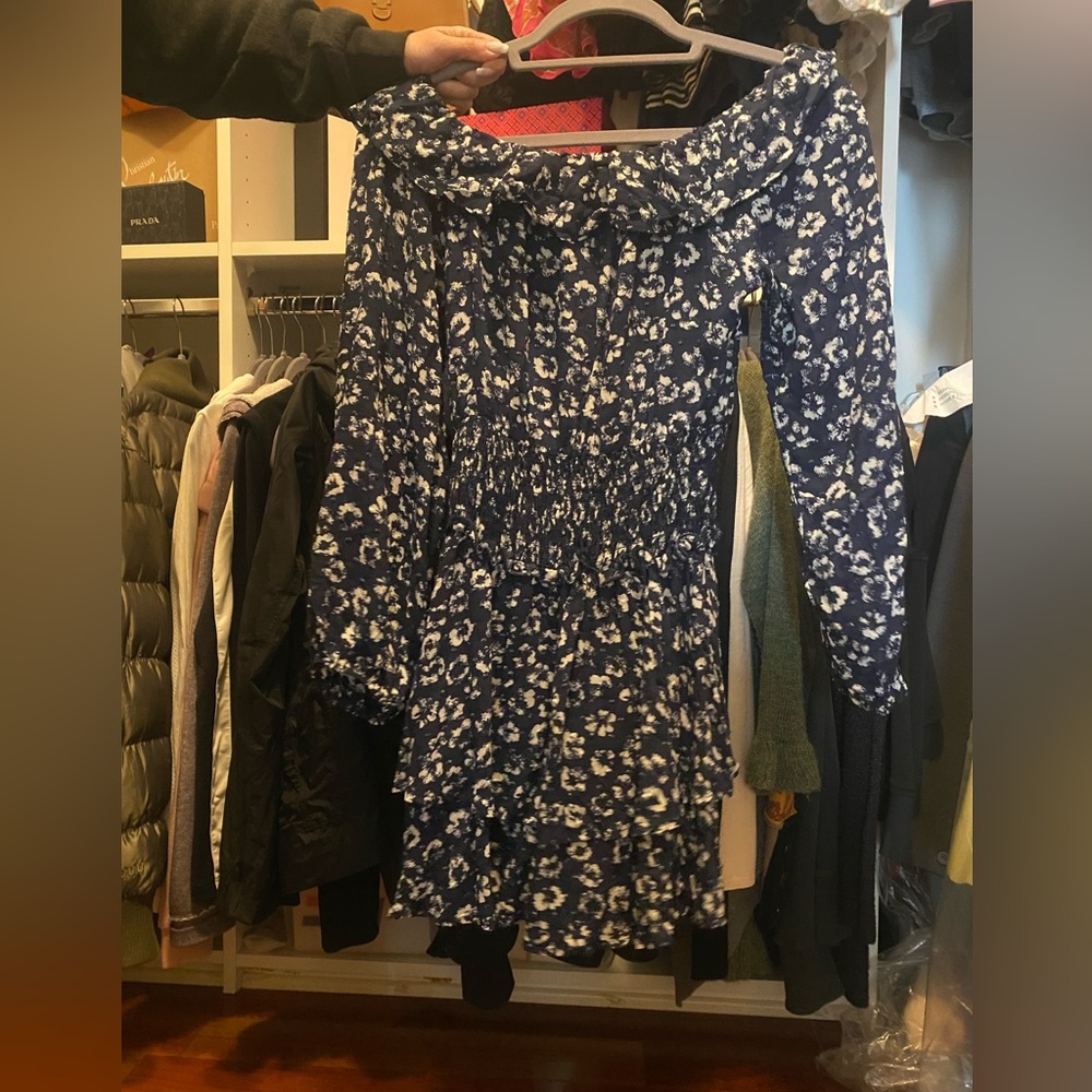 Floral off the shoulder Mini dress